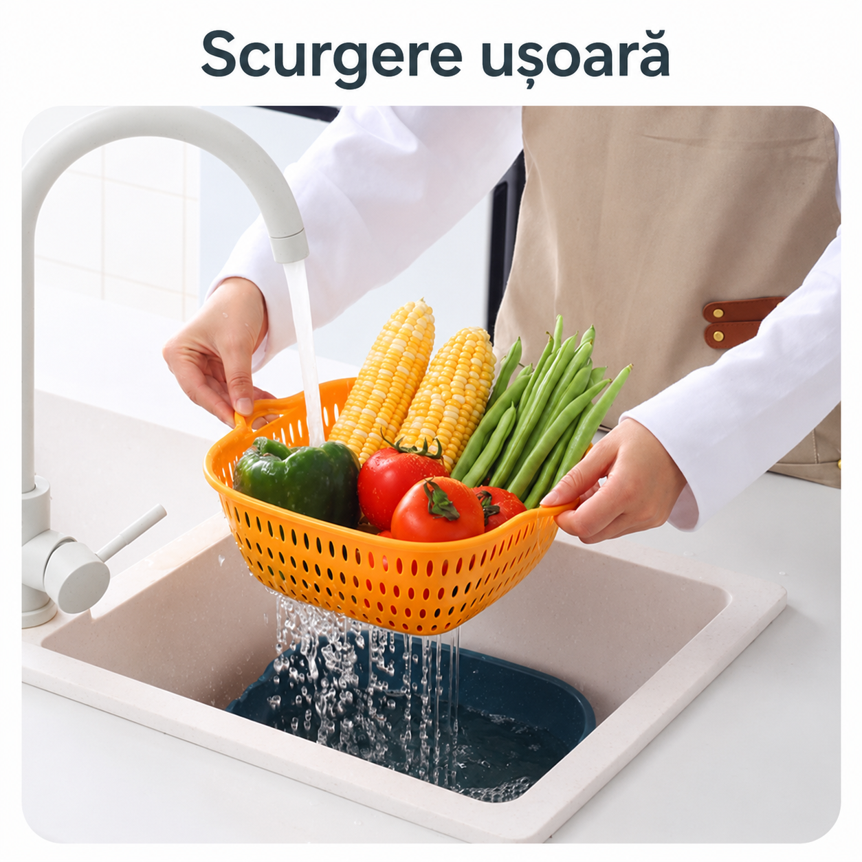 Set practic de 3 boluri cu strecurătoare