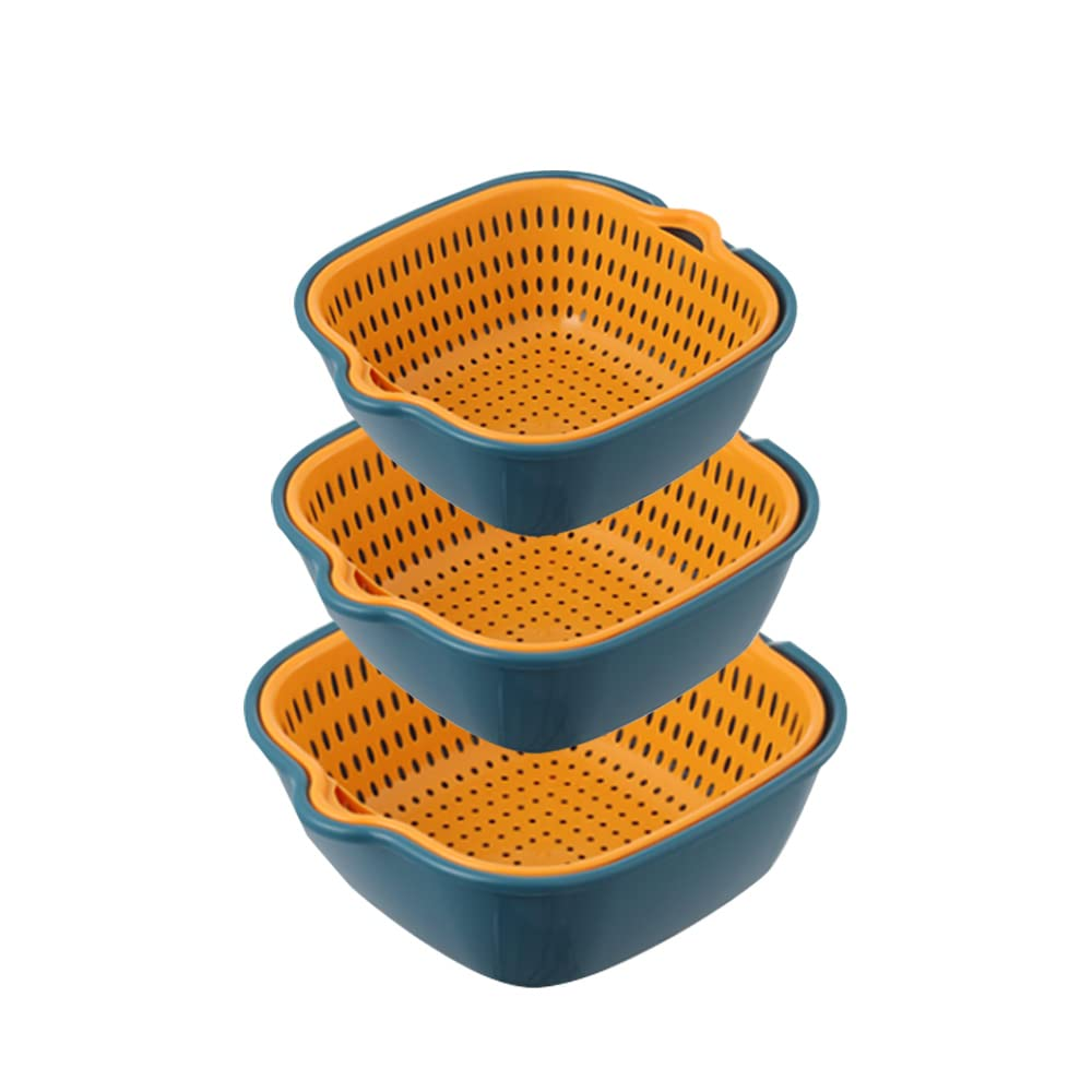 Set practic de 3 boluri cu strecurătoare